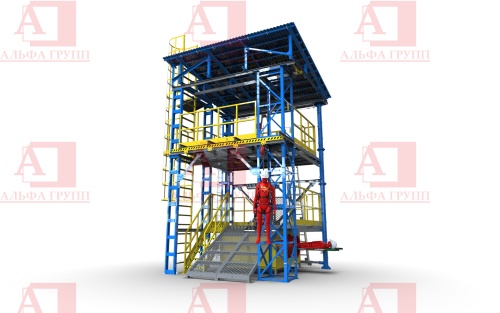 Учебно-тренировочный полигон (комплекс)  Альпинист-03-05-2. Учебно-тренировочный полигон (комплекс)  Альпинист-03-05-2.