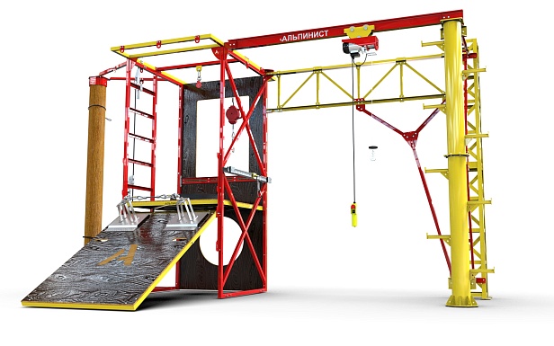 г. Москва. ПАО «Мосэнерго» установили учебный полигон "Альпинист 02-02" для обучения на высоте и в замкнутом пространстве 